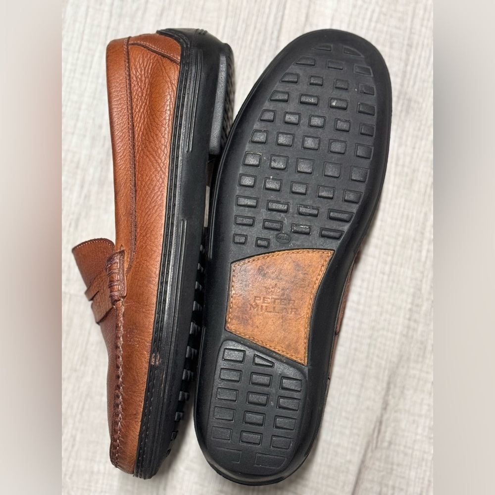 Peter Millar - Driver Penny Loafers in Whiskey - Picture 7 of 7